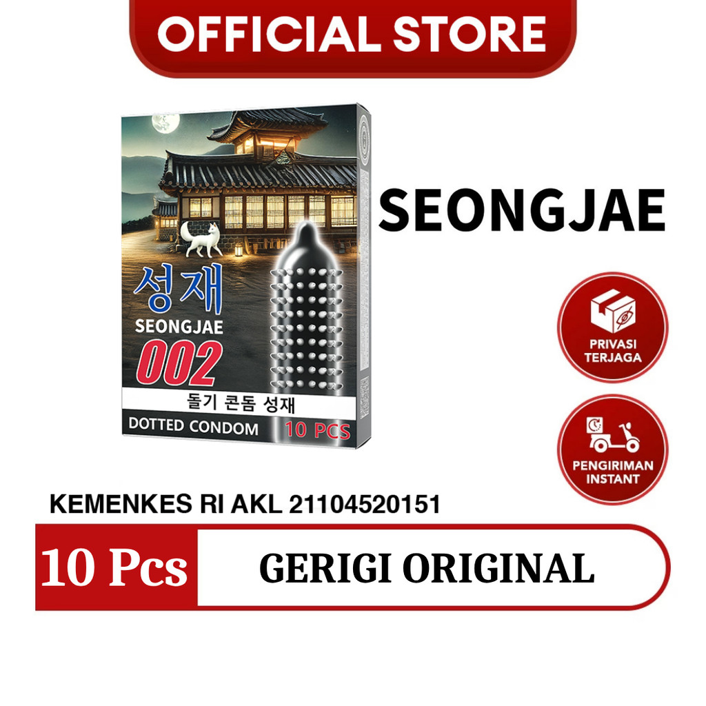 Kondom Seongjae 002 Gerigi - Dotted Condom 10s