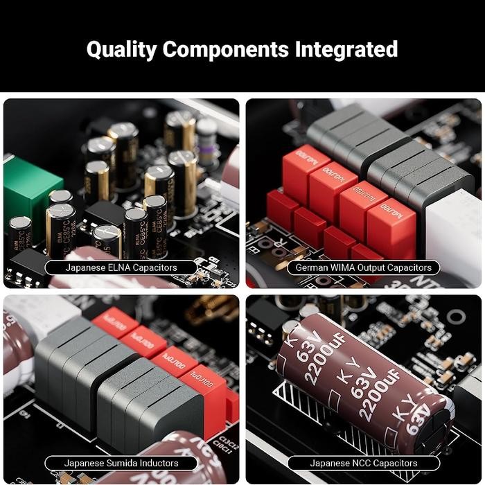 Fosi Audio V3 / V 3 Hi-Fi Stereo Amplifier Home Audio