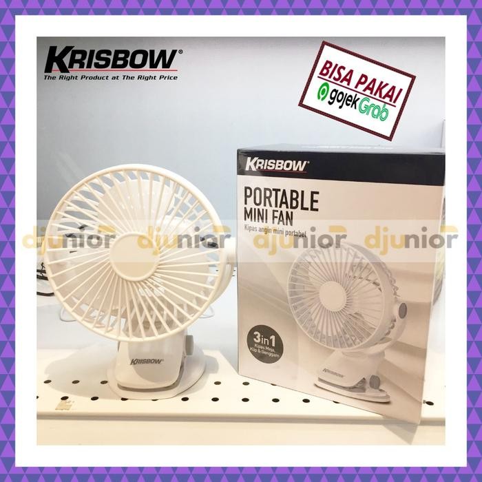 [Expert] KRISBOW - KIPAS ANGIN JEPIT / KIPAS ANGIN PORTABEL / KIPAS ANGIN MINI