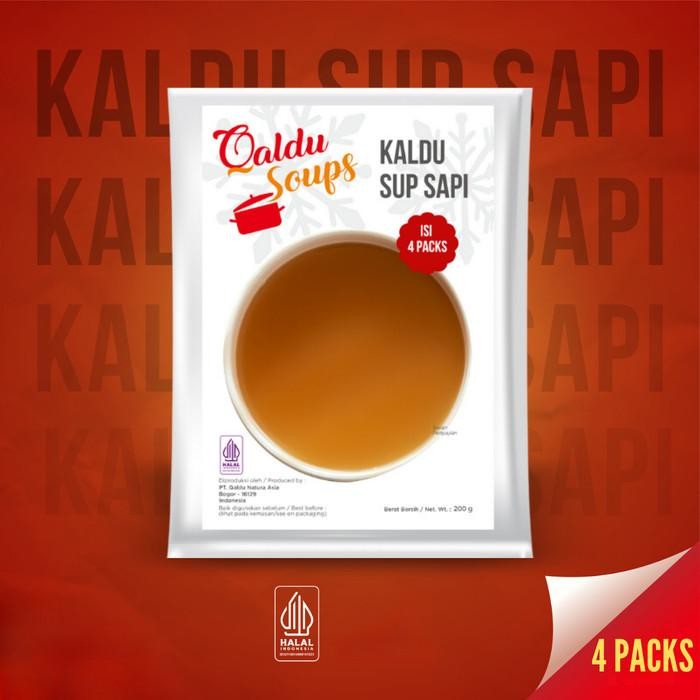 

(Allthebest) Qaldu Soups - Kaldu Sup Sapi isi 4 pcs