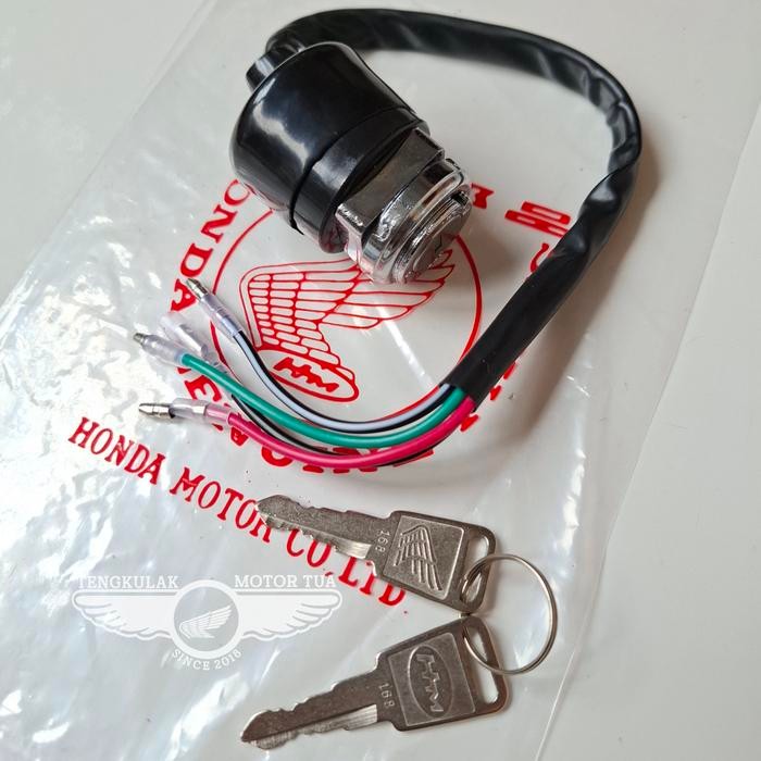 TERMURAH KUNCI KONTAK BESI NOS TAIWAN KABEL 4 CG110 CG125 CB100 CB125 CDI