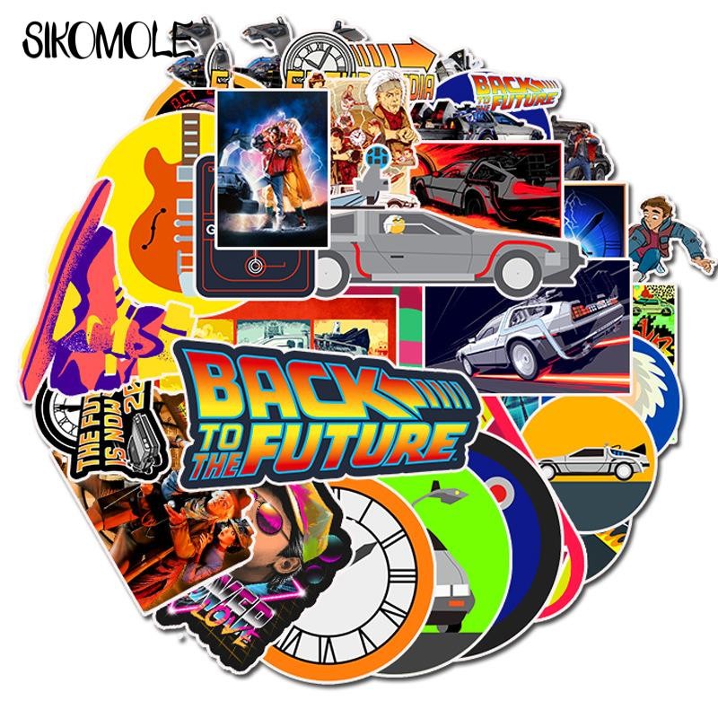 10/30/50PCS Back To The Future TV Show Graffiti Stickers DIY Toys Luggage Helmet Decal Computer