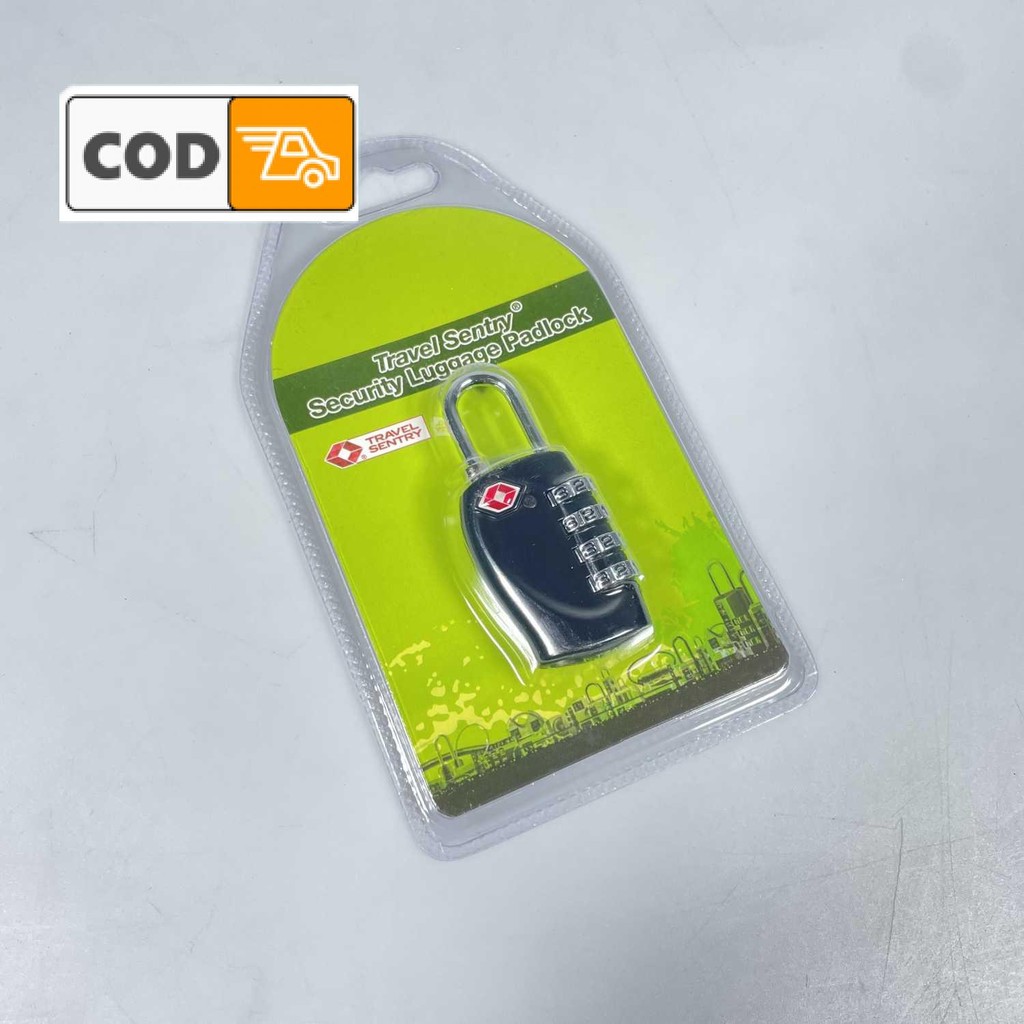 Gembok Koper Tsa Kecil 4 Digit Kombinasi Angka Anti Maling Gembok Tas Ransel Koper Mini Kuat Travel