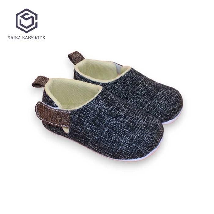 sepatu bayi prewalker umur 2 - 12 bulan laki-laki perempuan model simple velcro Kaki Anak-Anak
