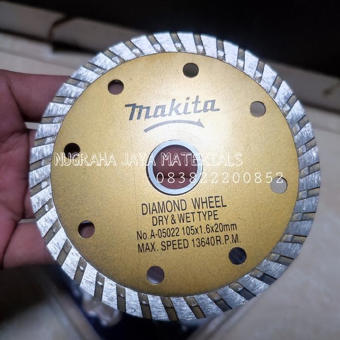 MATA GERINDA POTONG 4 INCH MAKITA PISAU POTONG KRAMIK GRANIT 4"