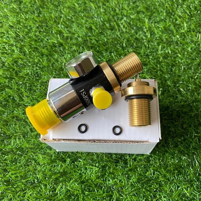 Regulator Knockdown Plus Cadangan Knockdown Drat M18 Kepala Stainlis Knockdown Kuningan