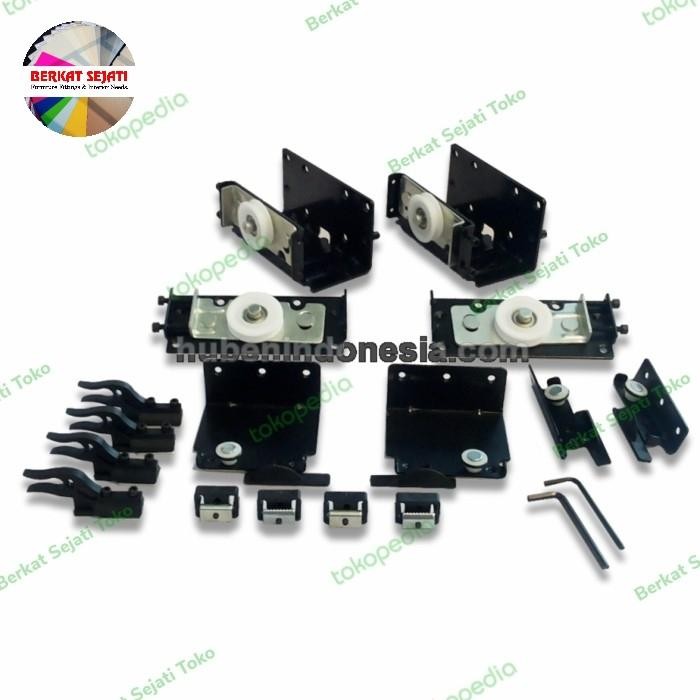 HUBEN YIMING - RODA (3 PINTU) LEMARI SLIDING GANTUNG BAJU PAKAIAN