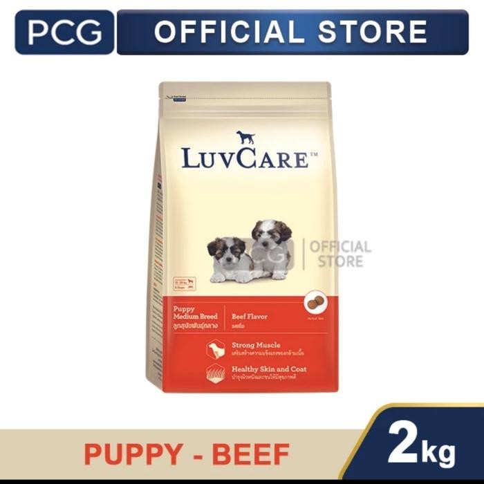 Dogfood Luvcare 2Kg Beef Puppy