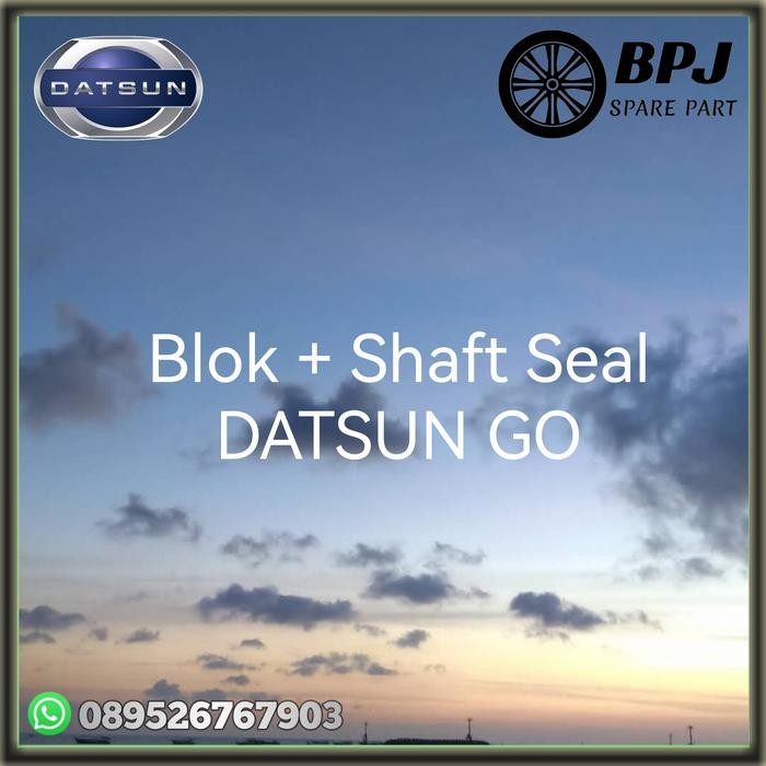 Blok + Shaft Seal Ac Kompresor Datsun Go Go+ Panca Ori Kode 001