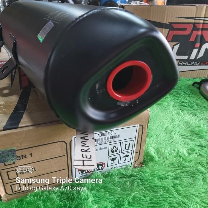 Knalpot racing aerox 155 pro liner original Neo standar racing