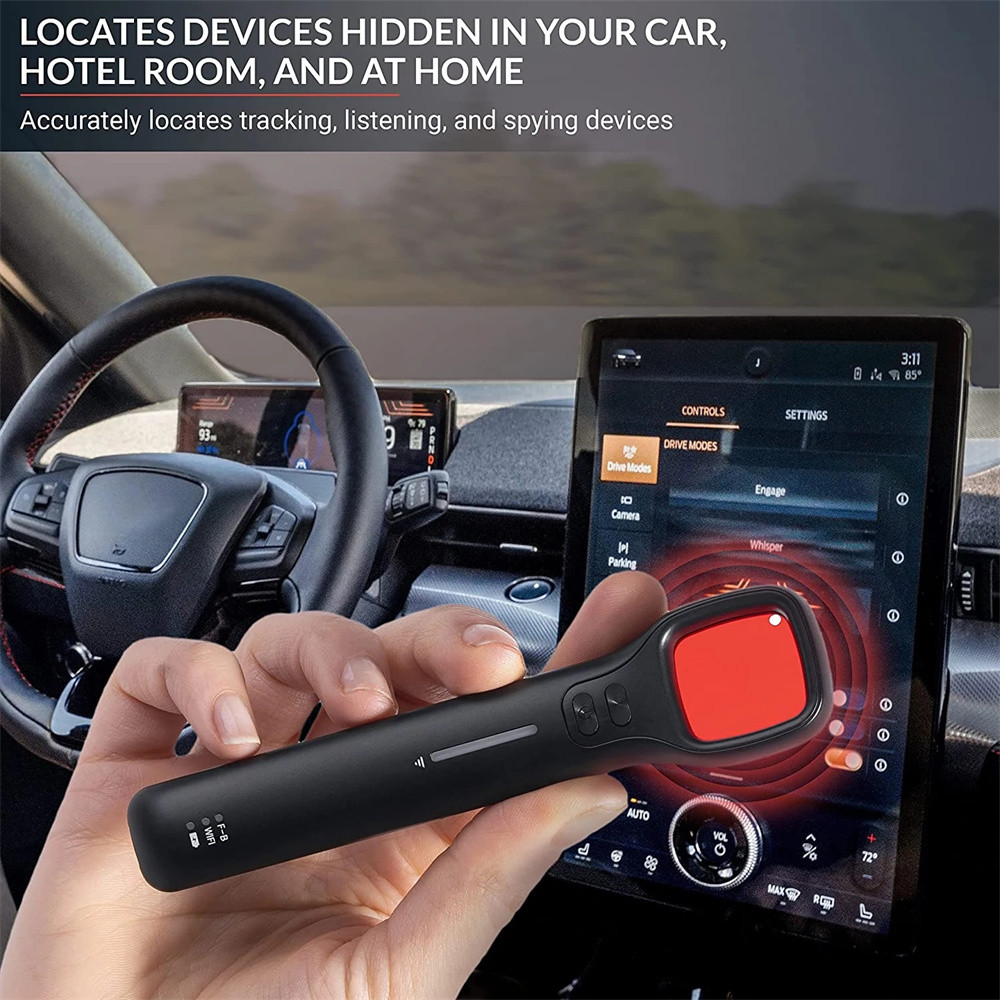 Hidden Camera Scanner RF Signal Detector Mini Camera Wifi Camera Spy Camera GPS Tracker GSM Sound Si