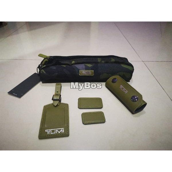 

dompet tumi accents kit tempat aksesoris embos patch tag pensil p