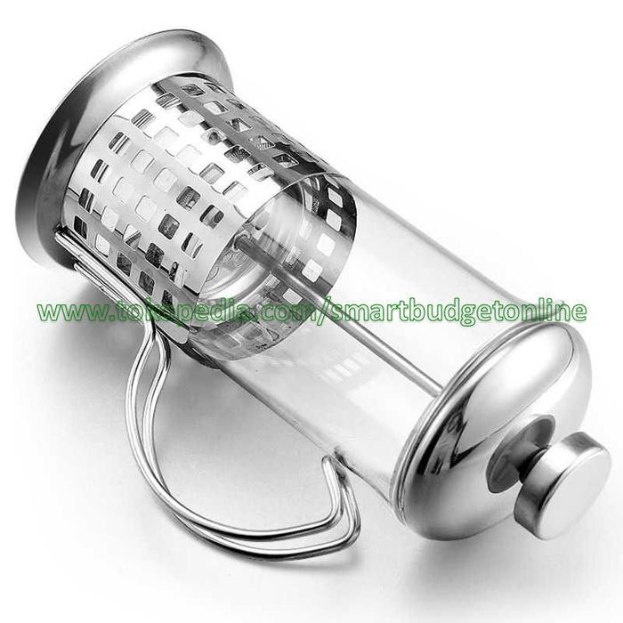Gelas Pres Kopi Teh Stainless One2Cups French Press Coffee Maker 350ml