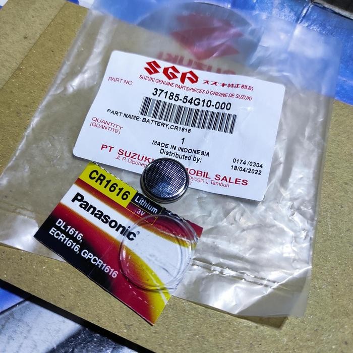 TOP BATERE KUNCI REMOTE CR1616 SEMUA ERTIGA ORIGINAL SUZUKI