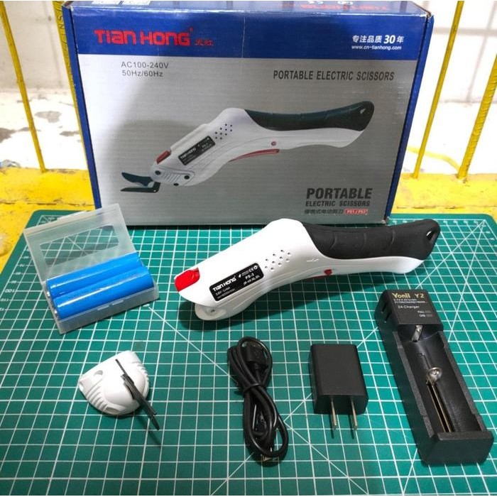 Gunting Kain Elektrik Tian Hong PS-3 / Gunting Listrik Portable