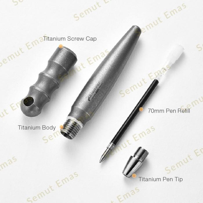 

BARANG Titanium Small Kubotan Pen Pioneer EDC x Two Sun SP-03