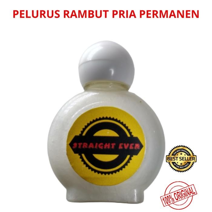 Straight Ever Pelurus Rambut Pria / Obat Pelurus Rambut Tanpa Catok