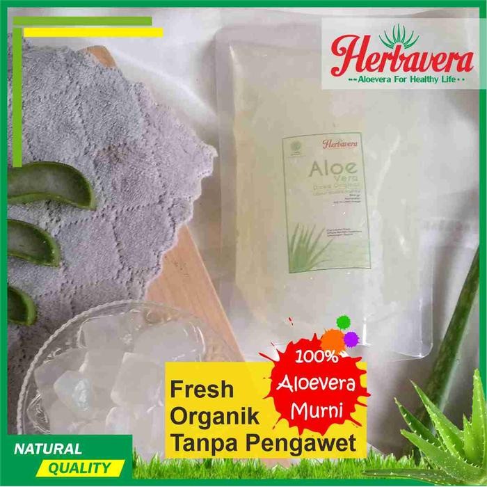 

Lidah Buaya Gel Aloevera Kupas Herbavera 500 Gram