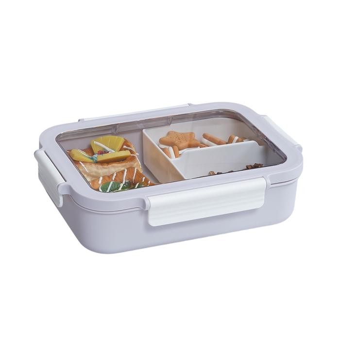 Informa Appetite 1.32 ltr Cara Kotak Makan 3 Sekat - Abu-abu lunch box food food box kotak bekal