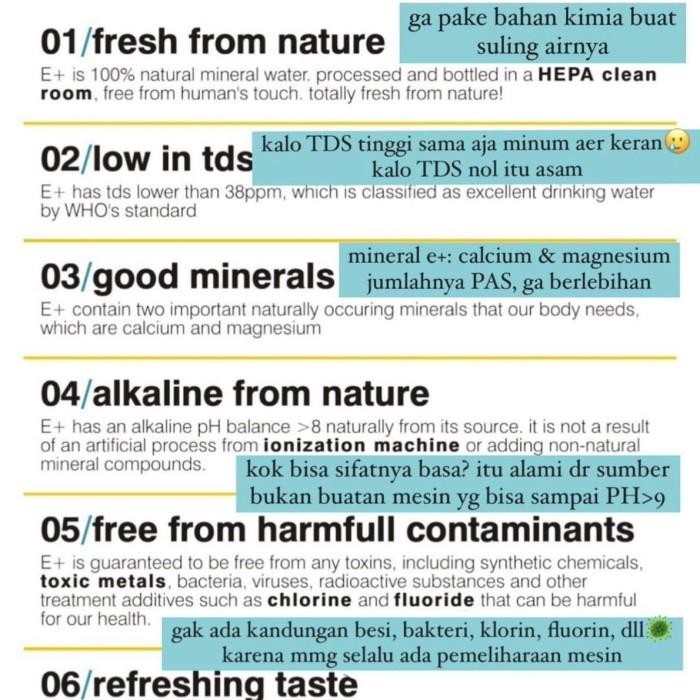 

(Expert) Air Mineral Eternal Plus (E Plus) Alkaline water 500 ml