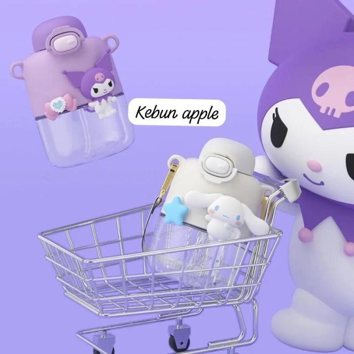 

(Expert) Botol Minum Anak Motif Karakter Sanrio Melody Kuromi Cinnamoroll 550ml