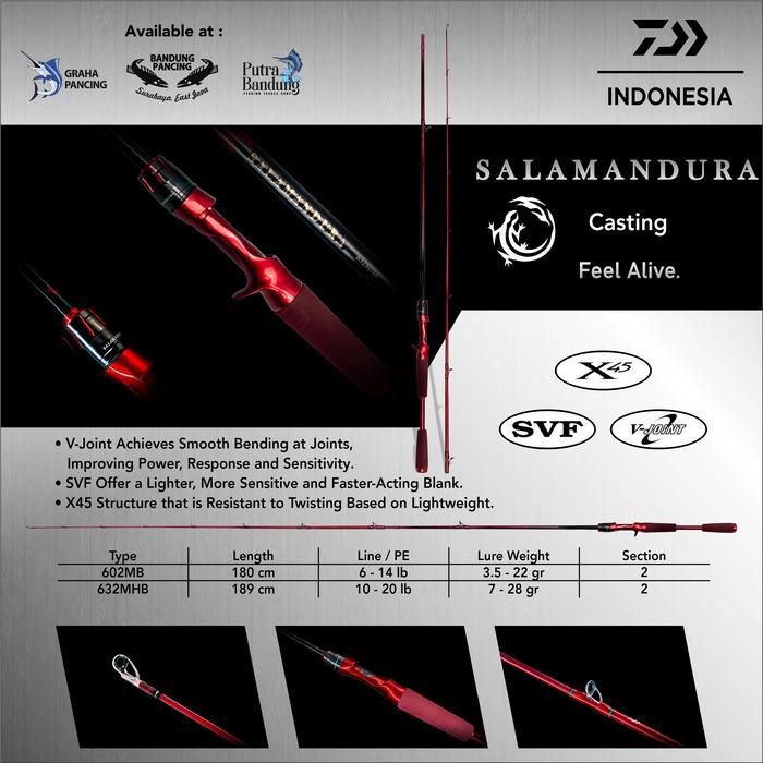 ROD / JORAN DAIWA SALAMANDURA BAIT CASTING (BC)