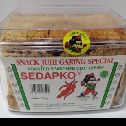 

Snack Juhi Garing Spesial Sedapko/Snack Cumi Garing 175gr