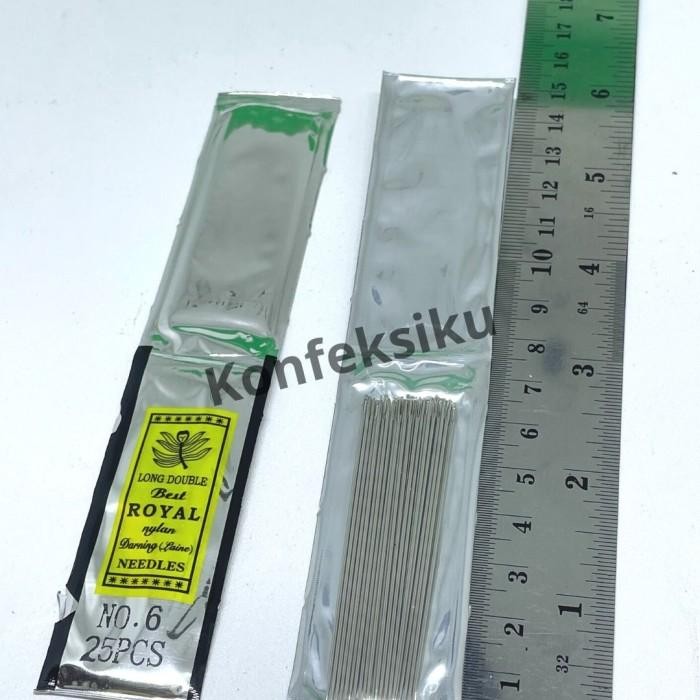(Expert) Jarum Royal Long Double / Jarum Jahit Tangan Royal No. 3 sampai 12