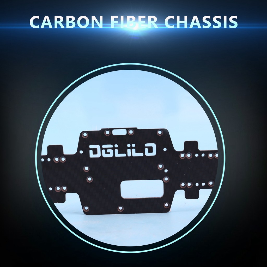 for Wltoys K969 K979 K989 K999 P929 P939 1:28 RC Car Spare Parts Upgraded Carbon Fiber Chassis Car