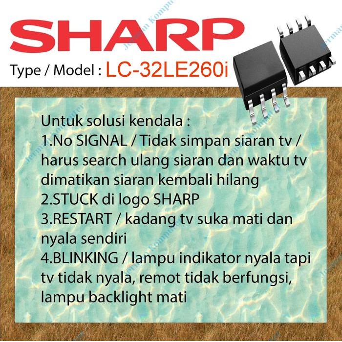 IC Firmware Sharp LC-32LE260i