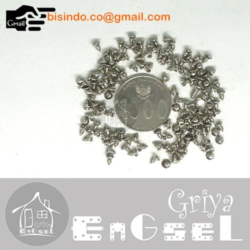 SEKRUP MINI KROM/3,5X4/SEKRUP ENGSEL MINI/SEKRUP KECIL KUNCIAN MAINAN KODE 603