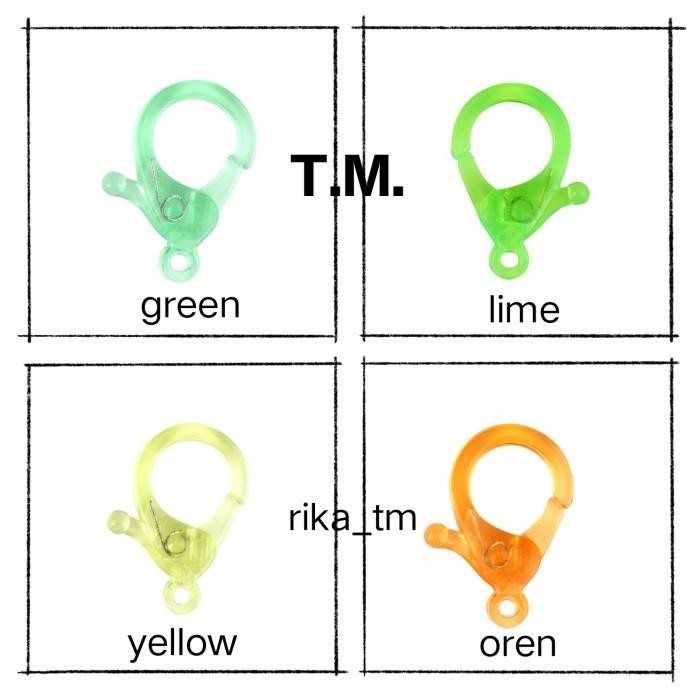 

(Expert) Kokot Udang Plastik Warna Bening - Kait Kalung Masker - Cantolan Mask