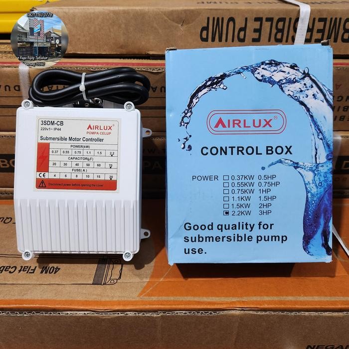 CONTROL BOX POMPA SATELIT 3 HP 2.2 KW AIRLUX