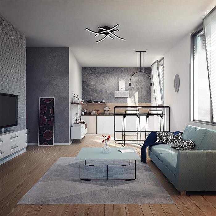 Lampu Plafon Plafond Gantung Hias LED Modern Ceiling Lamp Light Fork