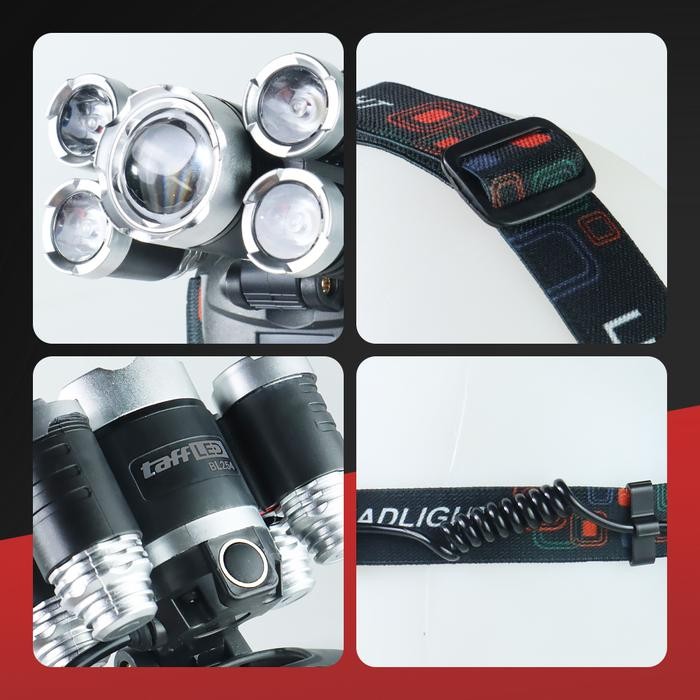 Senter led kepala senter head lamp Led light Cree Xml T6 40 rb lumens
