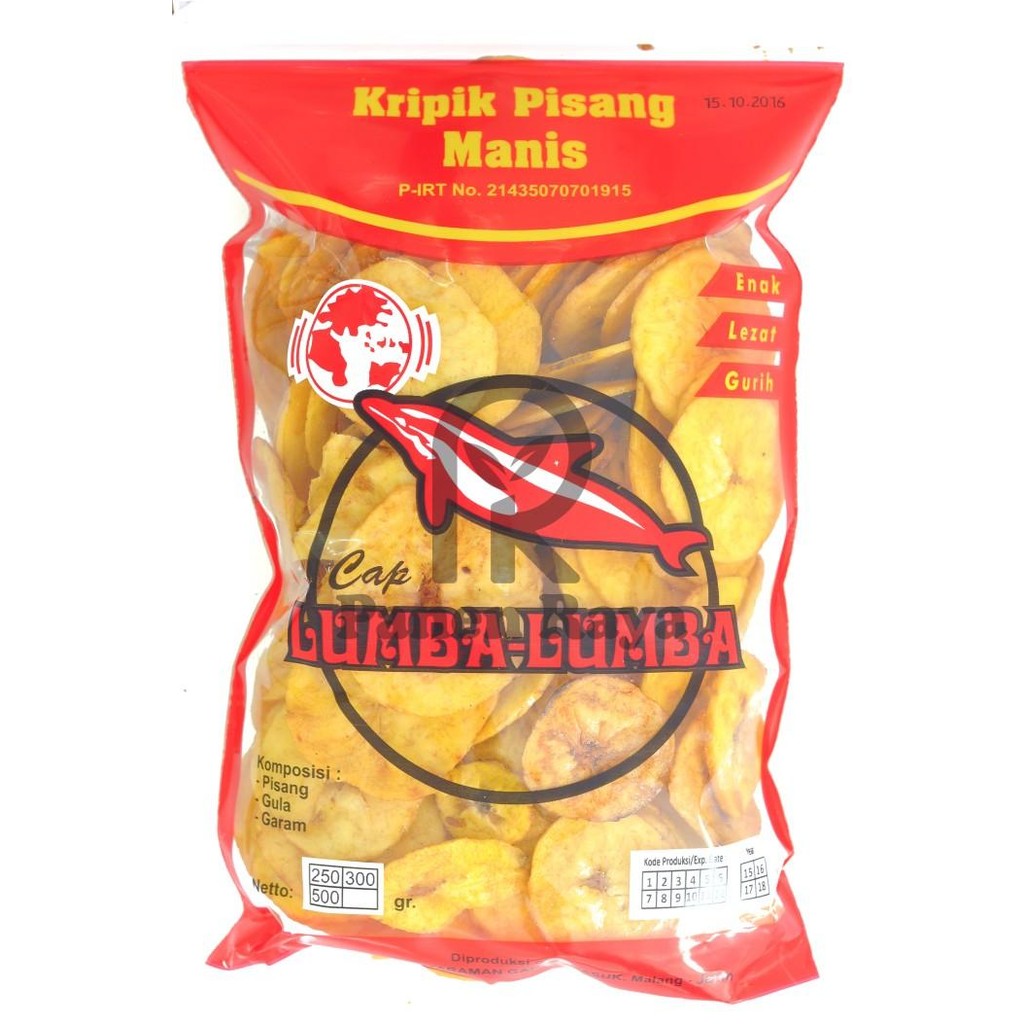 (Expert) Keripik Pisang Agung Malang Cap Lumba Lumba Kripik Manis / Asin