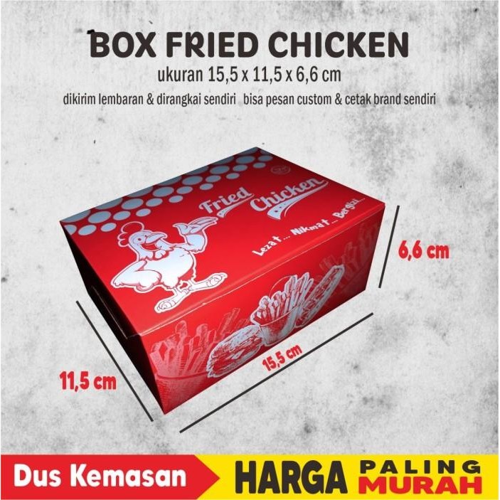 (Expert) Dus Ayam / Dus Fried chicken / Box Fried Chicken