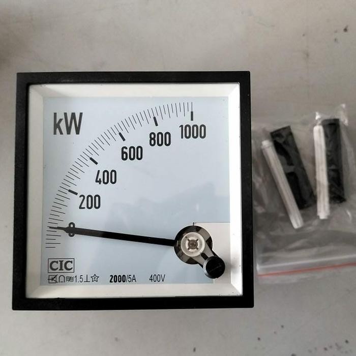 Kilowatt Meter Cic Kilo Watt Meter Cic Analog 1000 Kw 3P Dengan Ct