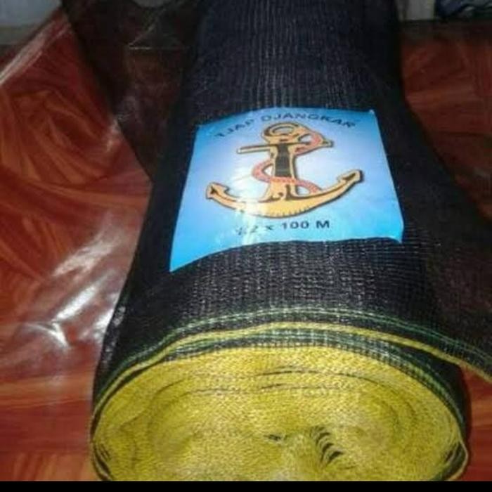 jaring waring ikan hitam 1roll ( panjang 100 meter x lebar 120cm)