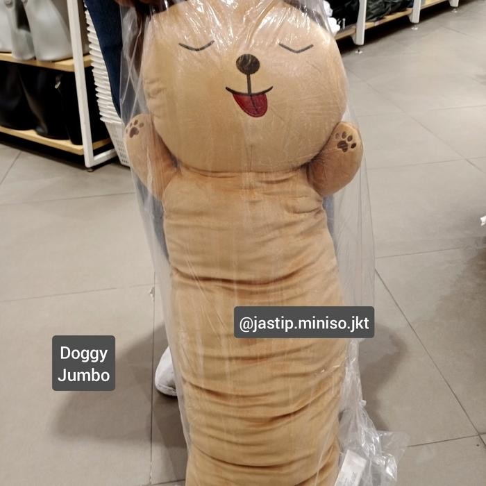Terlaris- Miniso Boneka Guling Jumbo Deer / Dino / Penguin / Doggy (90Cm)
