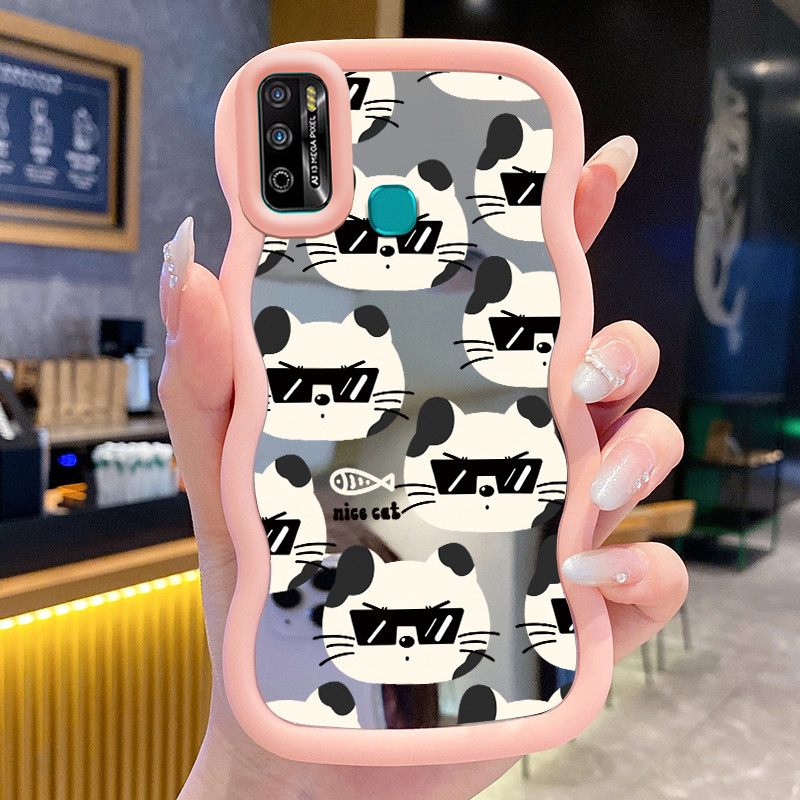 Casing Untuk Infinix Hot 9 Play Hot 10 Play Hot 11 Play Case Casing pola Kucing bagus Kasing HP Sili
