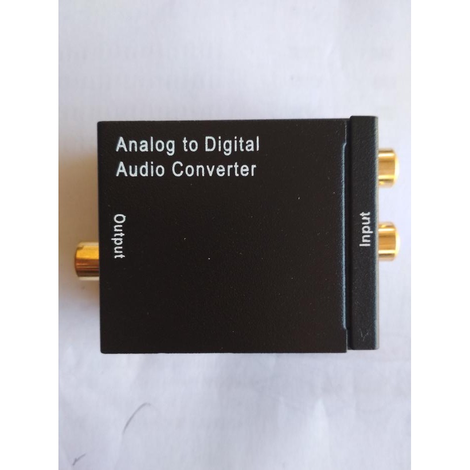 Converter Audio Analog To Digital + Kabel Optik