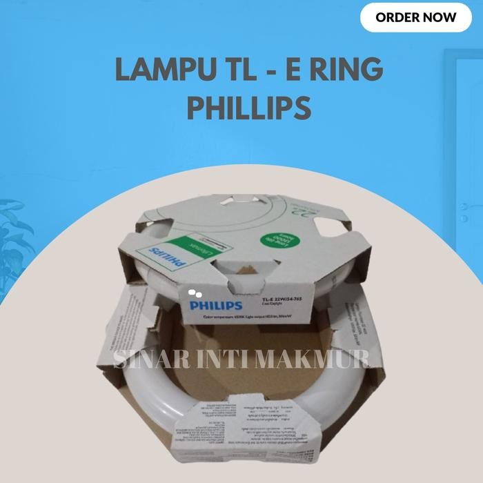 lampu tl e ring 22 watt philips