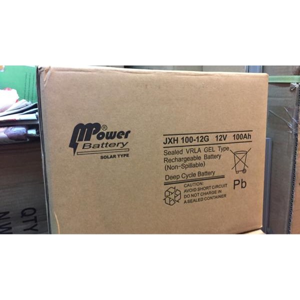 aki vrla / baterai kering/ aki MPower JXH100-12G 100ah 12v 12 v 100 ah