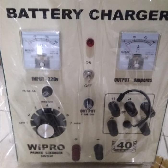 Battery Charger 40 AHR Wipro