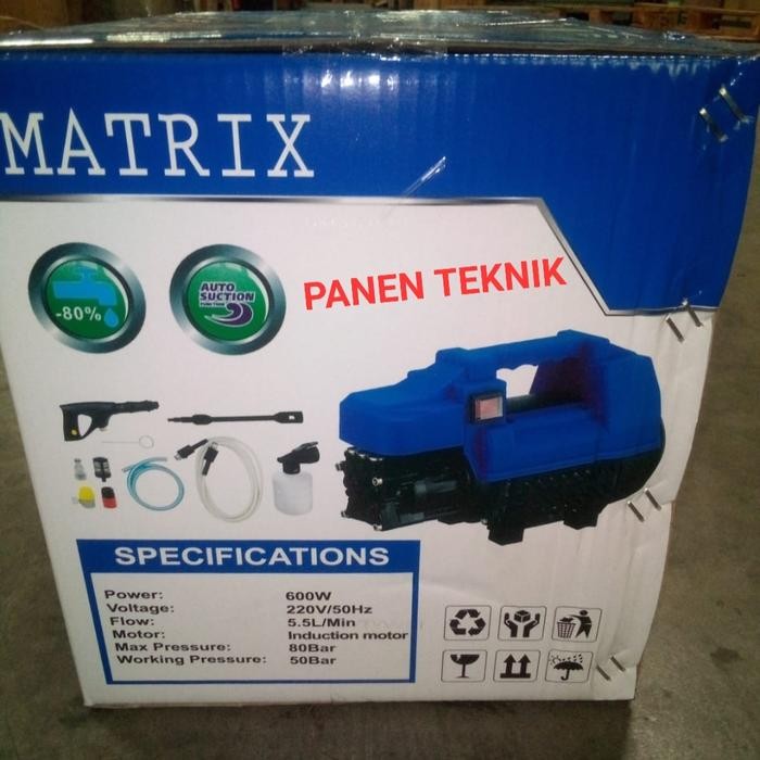 MATRIX JET 100 JET CLEANER HIGH PRESSURE WASHER CUCI MOBIL MOTOR AC