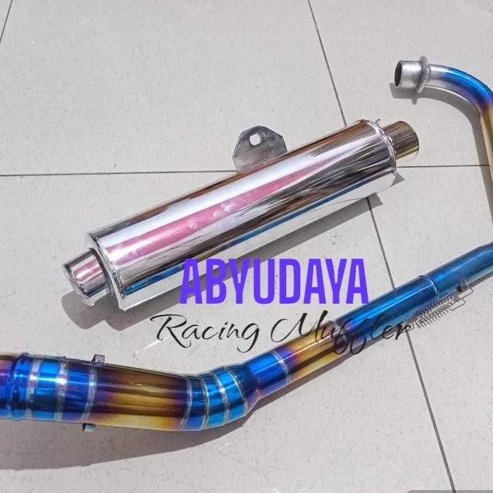 PREMIUM KNALPOT THUNDER 125 KNALPOT RACING THUNDER knalpot motor thunder knalpot Suzuki thunder