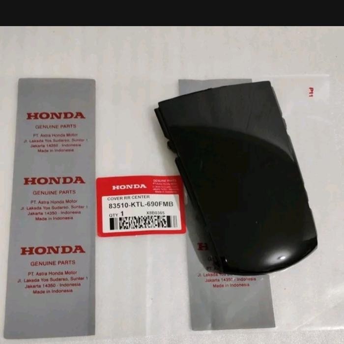PREMIUM cover tail sambungan body atas stop Supra x 125 Batman hitam ORI ahm