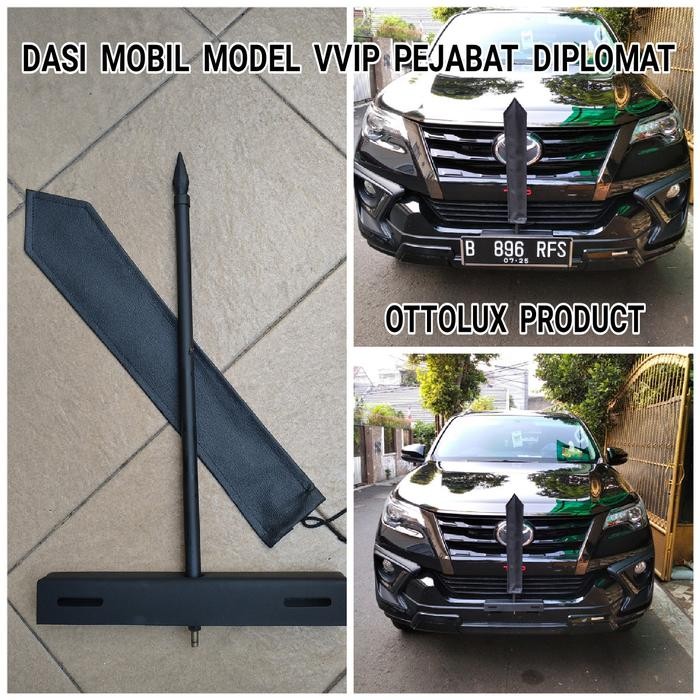 TONGKAT KOMANDO. TIANG BENDERA. DASI MOBIL. MODEL PEJABAT.