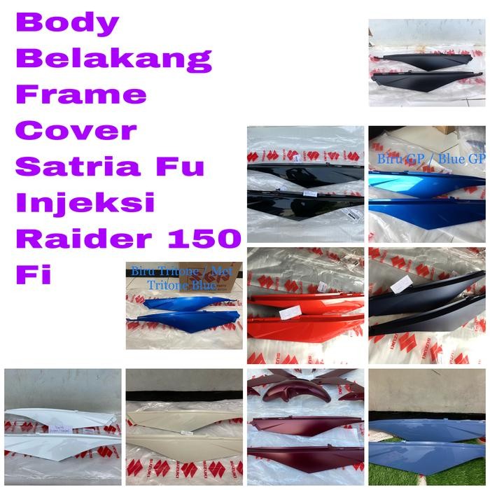 PREMIUM Kap Body Belakang Cover Frame Kiri Kanan Satria Fu Injeksi Ori SGP